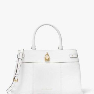 MK Gramercy Large Pebbled Leather Satchel