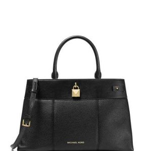 MK Gramercy Large Pebbled Leather Satchel