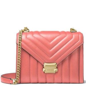 MK Whitney Large Quilted Leather Convertible Shoulder Bag