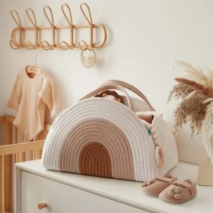 Diaper Storage Rack for Newborns, Boys & Girls