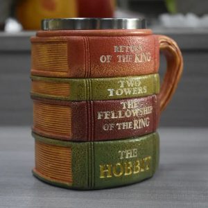 Multicolor Cartoon Book Mug
