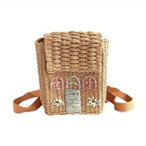 Women's Summer Woven Backpack