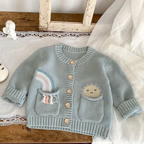 Rainbow Embroidered Cardigans