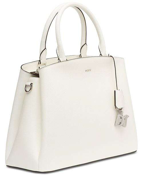 DKNY Leather Large Satchel - Image 3