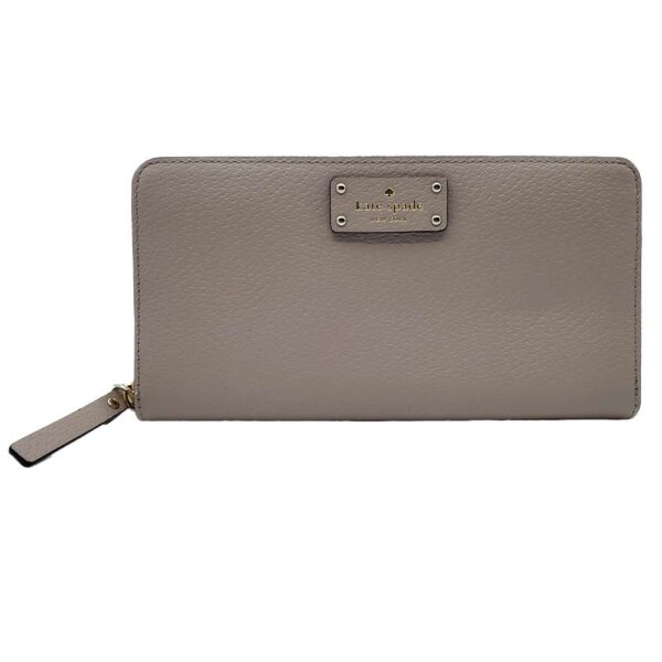 Kate Spade New York Grey Street Exotic Neda Wallet Moose Frosting