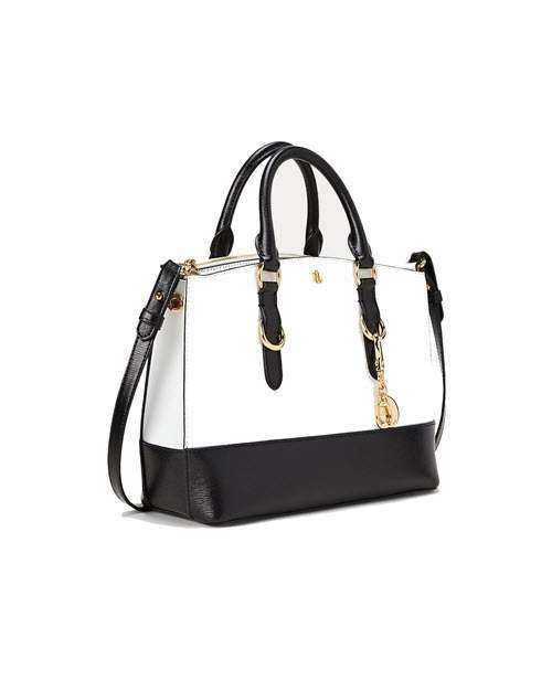Lauren Ralph Lauren (LRL) Saffiano Mini Leather Satchel - Image 3