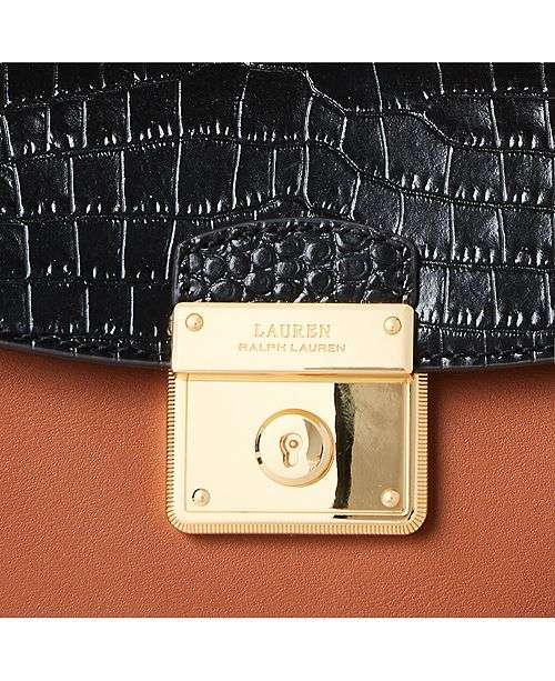 Lauren Ralph Lauren LRL Colorblock Beckett Satchel - Image 3