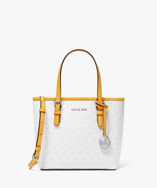 MK Jet Set Travel Extra-Small Logo Top-Zip Tote Bag