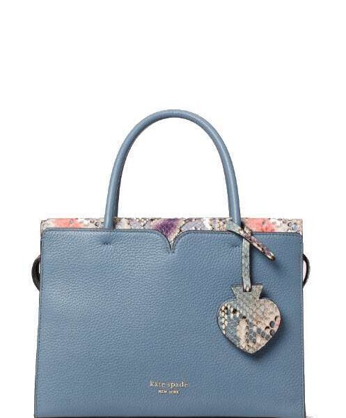 Kate Spade Spencer Snake-Embossed Medium Satchel